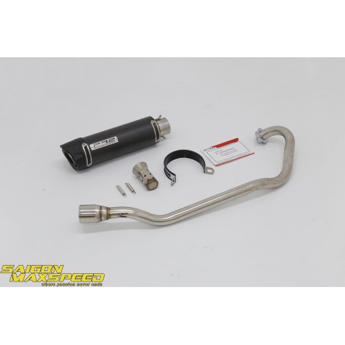 Pô PR2 Carbon Full System Raider (chính hãng) Pô PR2 Carbon Full System Raider (chính hãng)